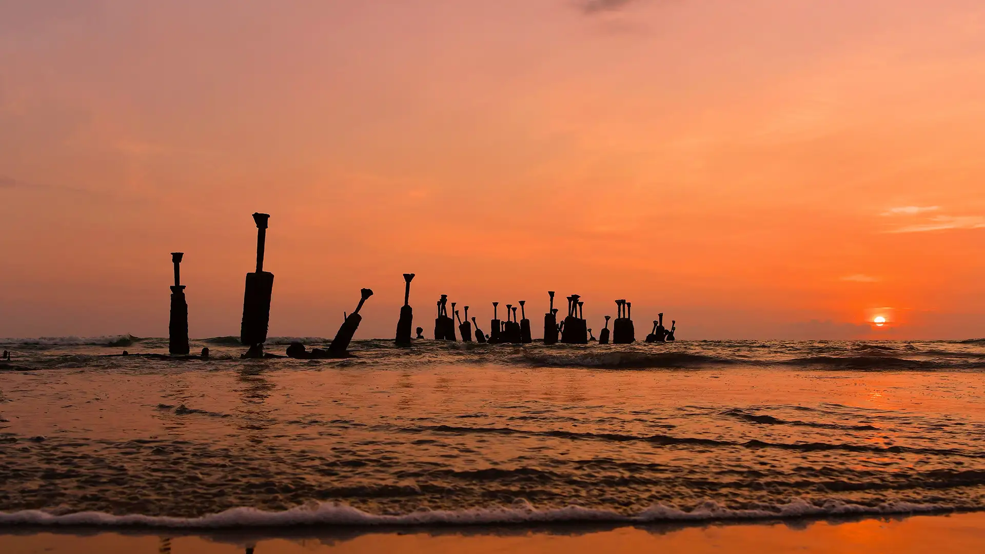Kozhikode Beach Sunset