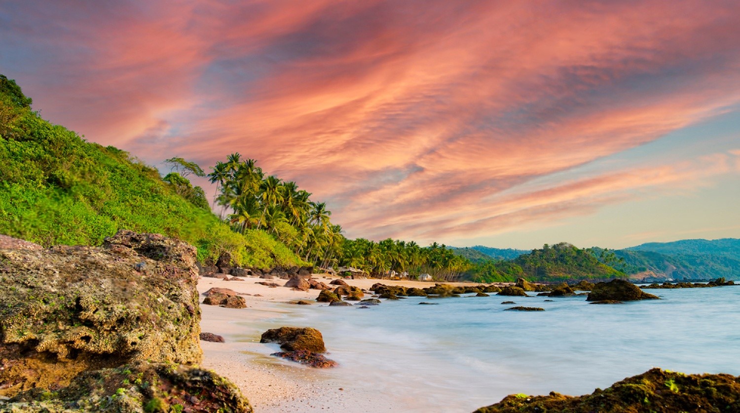 Varkala Cliff Beach Kerala